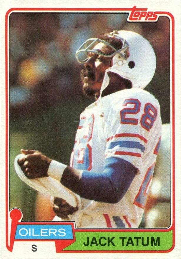 1981 Topps Jack Tatum #8 Football Card