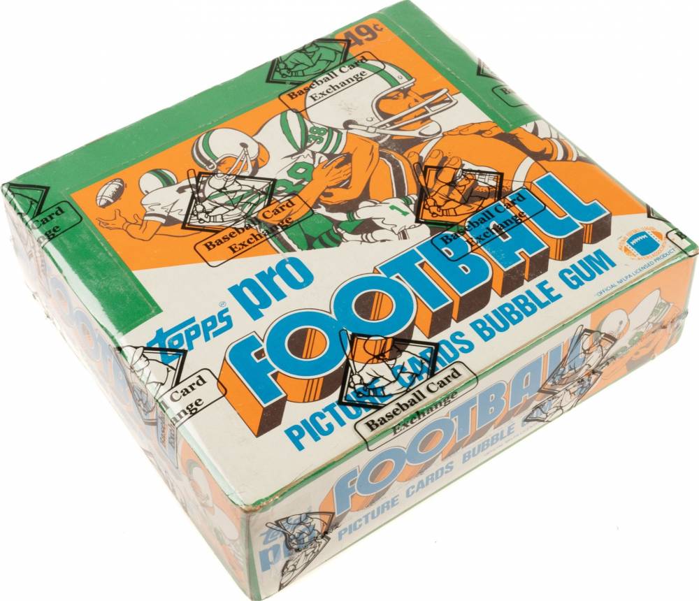 1981 Topps Cello Pack Box #CPB Football Card