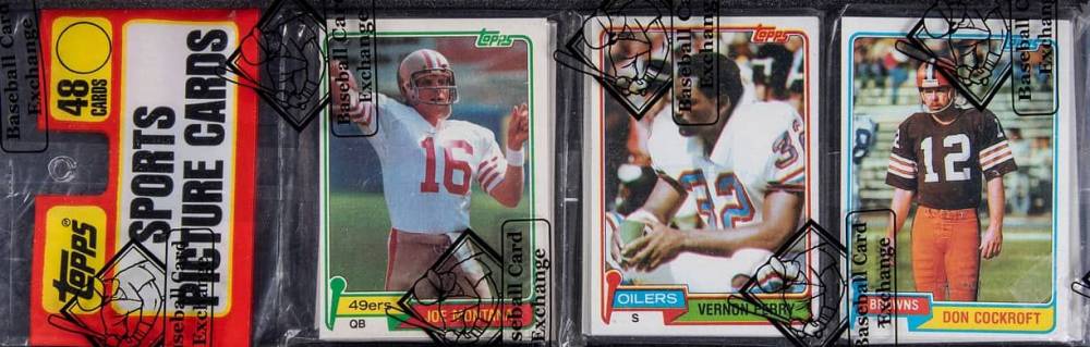 1981 Topps Rack Pack #RP Football Card