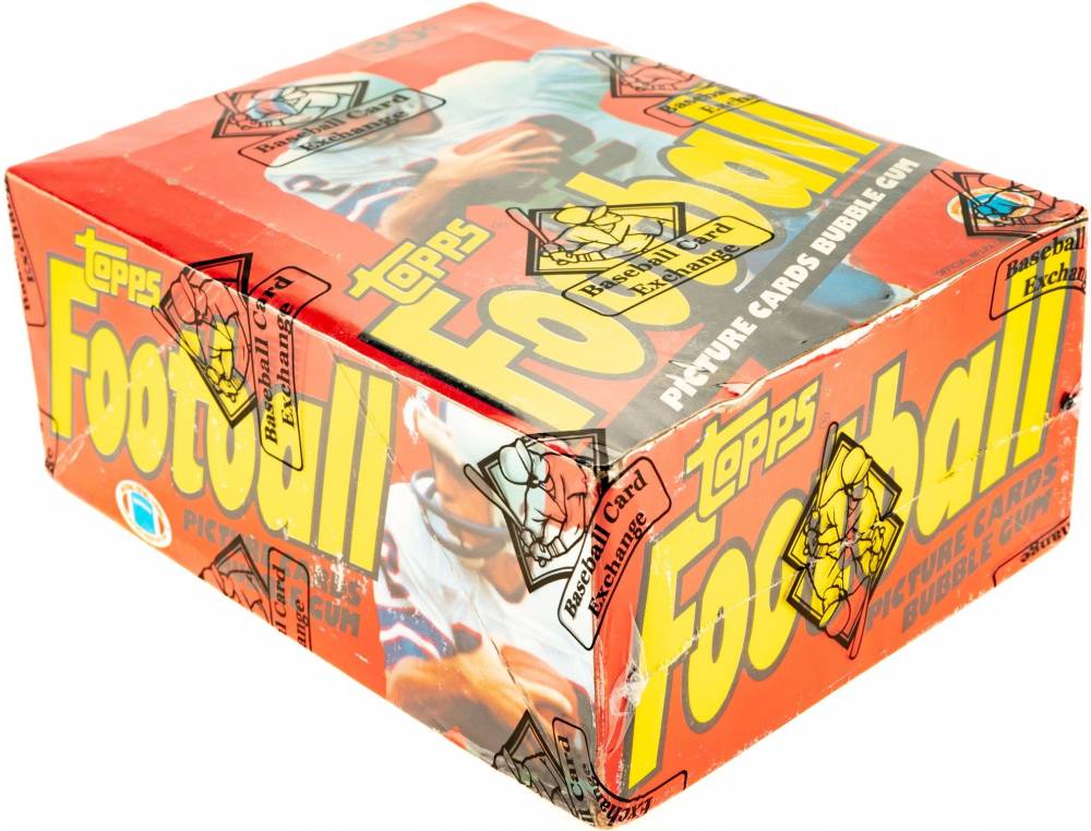 1981 Topps Wax Pack Box #WPB Football Card