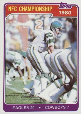 1981 Topps NFC Champs #492 Football Card