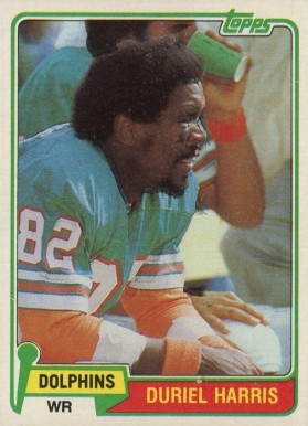 1981 Topps Duriel Harris #527 Football Card