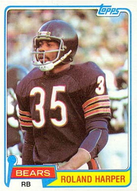 1981 Topps Roland Harper #516 Football Card