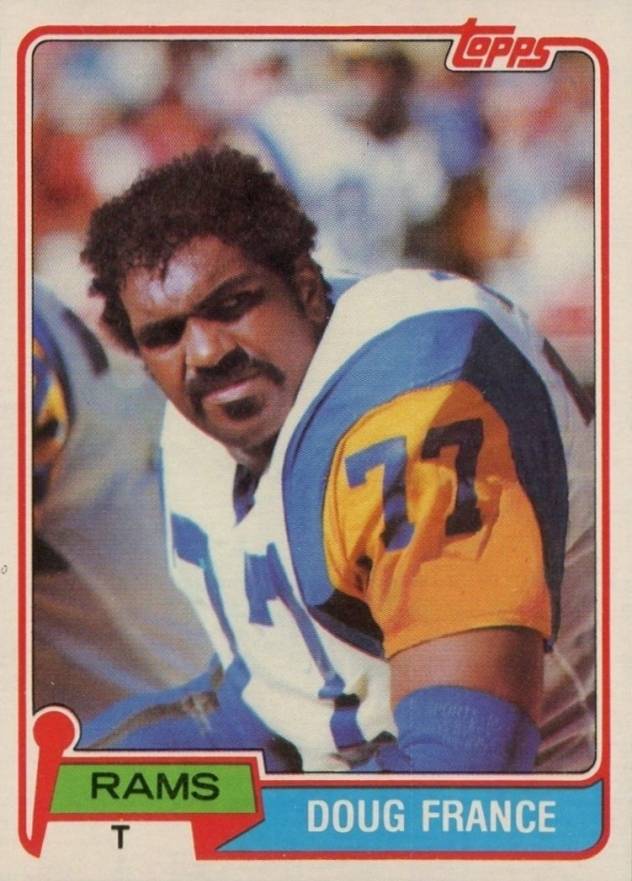 1981 Topps Doug France #466 Football Card