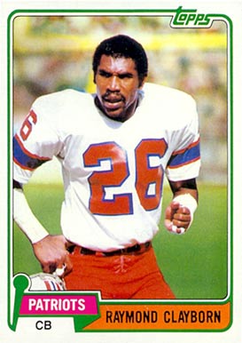 1981 Topps Raymond Clayborn #452 Football Card