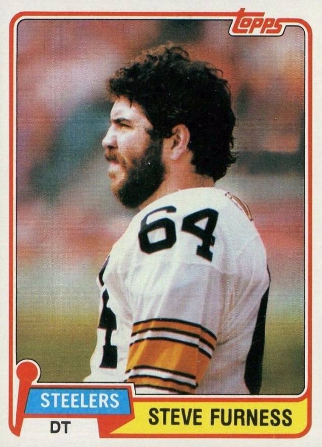 1981 Topps Steve Furness #436 Football Card