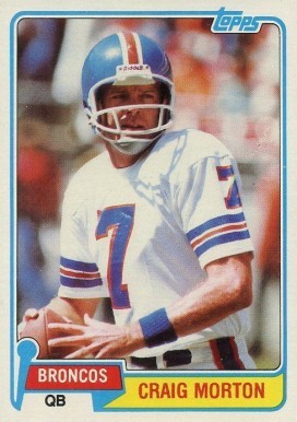 1981 Topps Craig Morton #425 Football Card