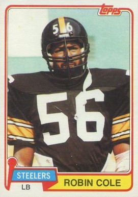 1981 Topps Robin Cole #399 Football Card