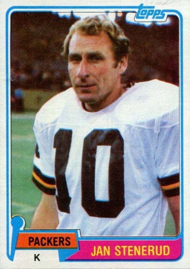 1981 Topps Jan Stenerud #387 Football Card