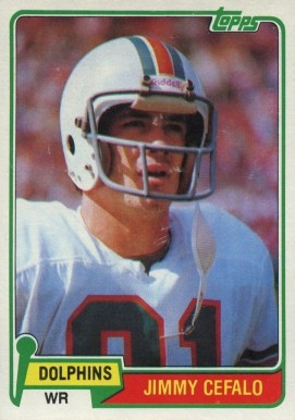 1981 Topps Jimmy Cefalo #371 Football Card