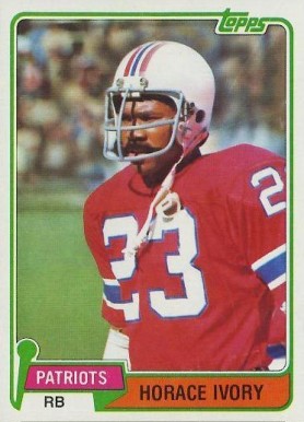 1981 Topps Horace Ivory #372 Football Card