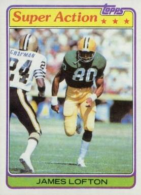 1981 Topps James Lofton #361 Football Card