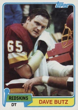 1981 Topps Dave Butz #276 Football Card