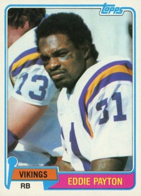 1981 Topps Eddie Payton #304 Football Card