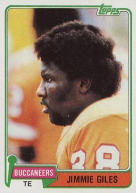 1981 Topps Jimmie Giles #293 Football Card