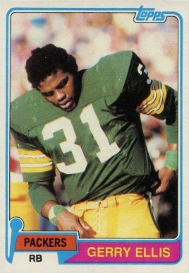 1981 Topps Gerry Ellis #291 Football Card