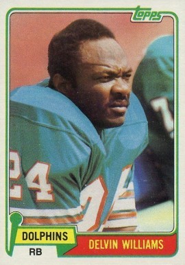 1981 Topps Delvin Williams #287 Football Card