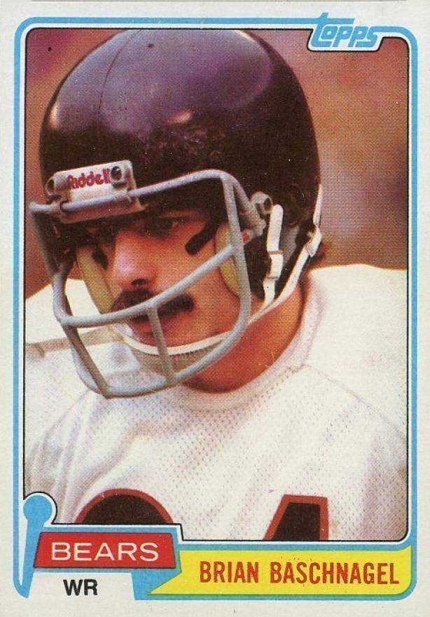 1981 Topps Brian Baschnagel #288 Football Card