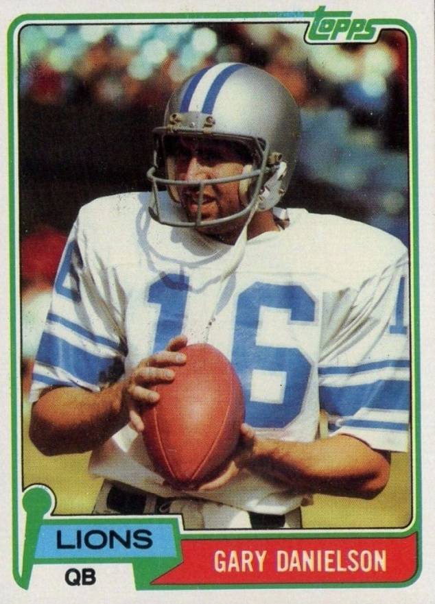 1981 Topps Gary Danielson #274 Football Card