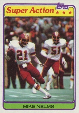 1981 Topps Mike Nelms #252 Football Card