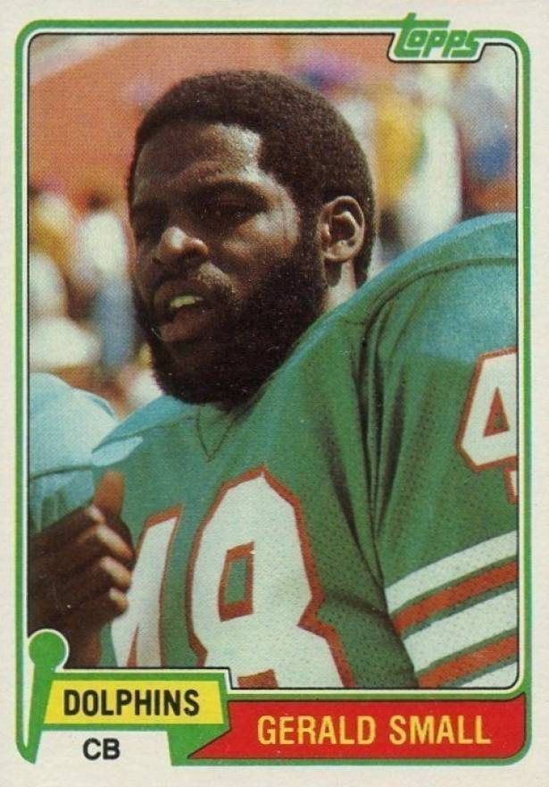 1981 Topps Gerald Small #243 Football Card