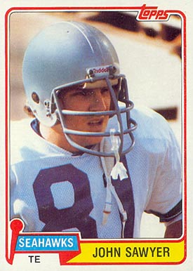 1981 Topps John Sawyer #233 Football Card