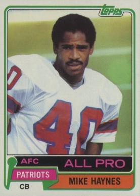 1981 Topps Mike Haynes #230 Football Card