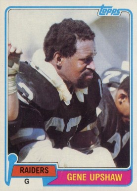 1981 Topps Gene Upshaw #219 Football Card