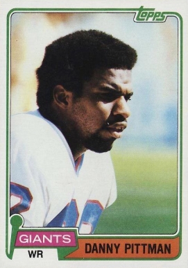 1981 Topps Danny Pittman #206 Football Card