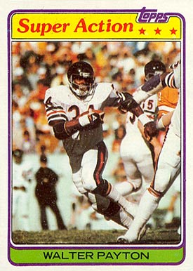 1981 Topps Walter Payton #202 Football Card