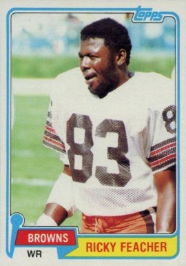 1981 Topps Ricky Feacher #196 Football Card