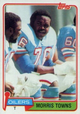 1981 Topps Morris Towns #166 Football Card