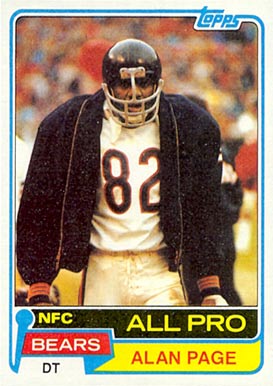 1981 Topps Alan Page #160 Football Card