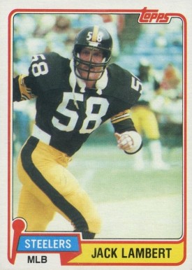 1981 Topps Jack Lambert #155 Football Card