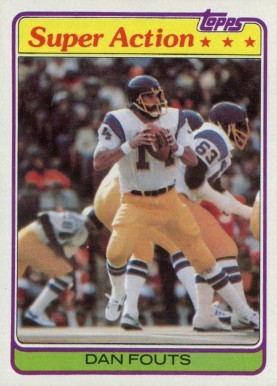 1981 Topps Dan Fouts #153 Football Card