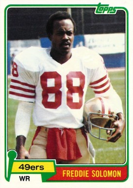 1981 Topps Freddie Solomon #148 Football Card