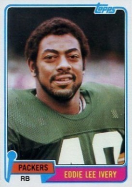 1981 Topps Eddie Lee Ivery #117 Football Card