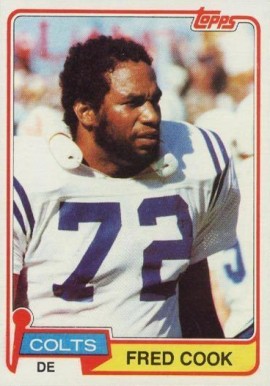 1981 Topps Fred Cook #64 Football Card