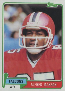 1981 Topps Alfred Jackson #106 Football Card