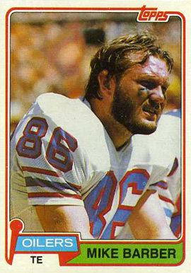 1981 Topps Mike Barber #99 Football Card