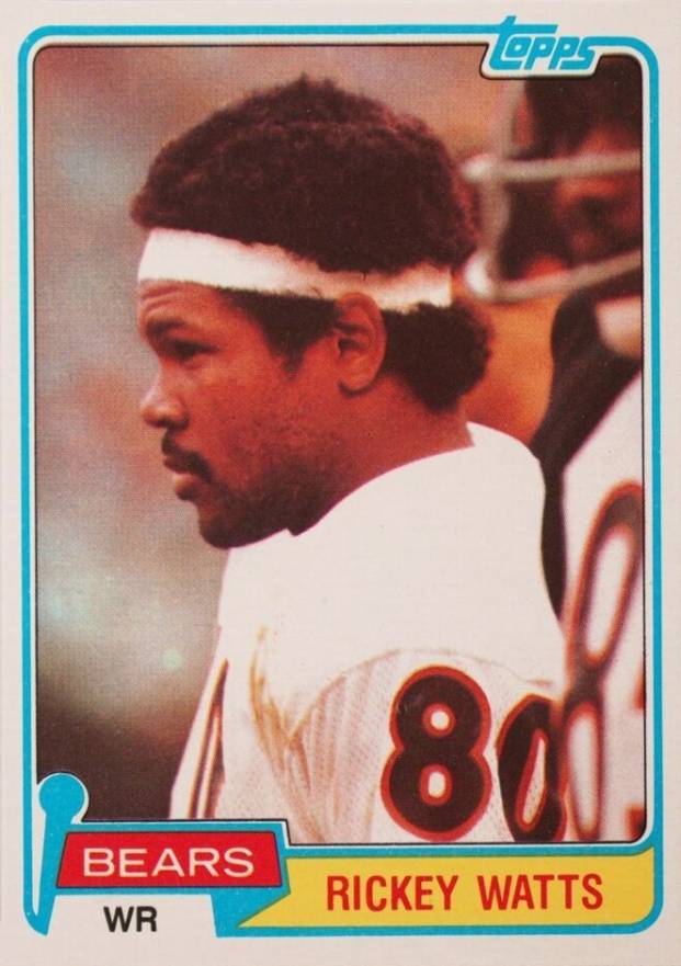 1981 Topps Rickey Watts #93 Football Card