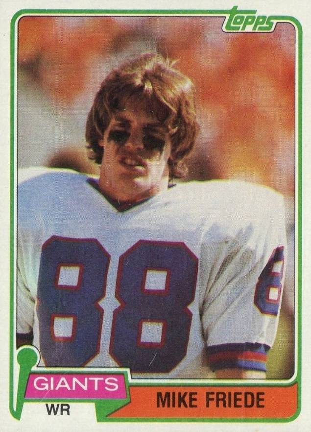 1981 Topps Mike Friede #74 Football Card