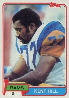 1981 Topps Kent Hill #62 Football Card