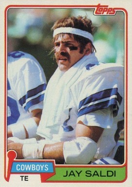 1981 Topps Jay Saldi #53 Football Card