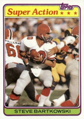 1981 Topps Steve Bartkowski #42 Football Card