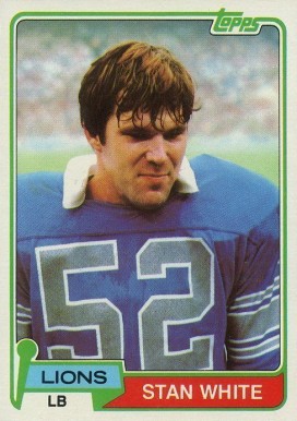 1981 Topps Stan White #27 Football Card