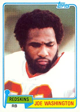 1981 Topps Joe Washington #22 Football Card