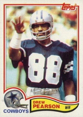 1982 Topps Drew Pearson #321 Football Card