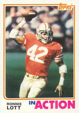 1982 Topps Ronnie Lott #487 Football Card