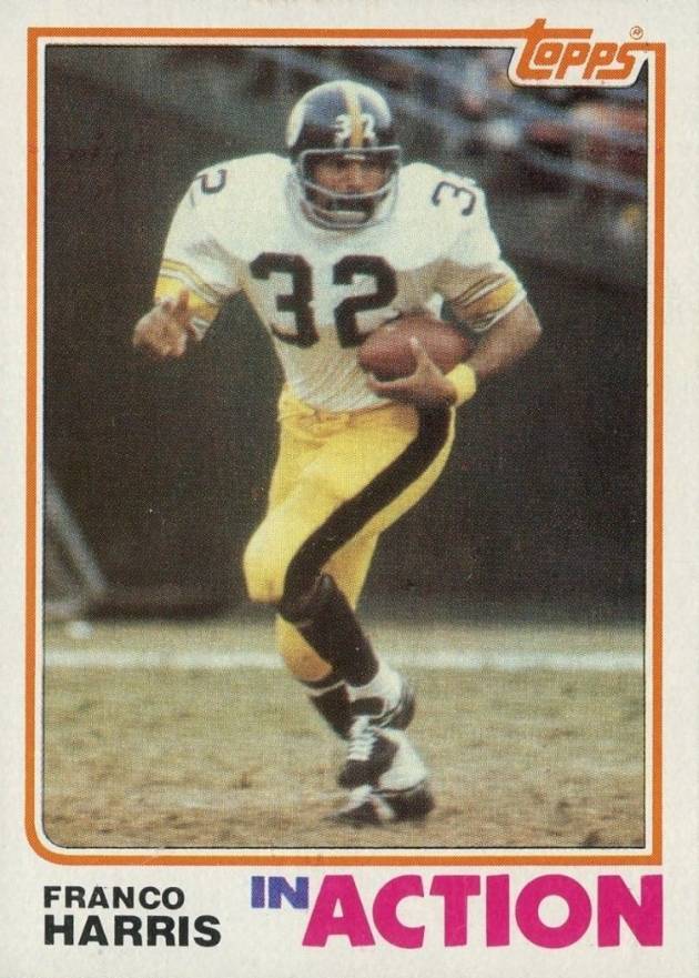 1982 Topps Franco Harris #212 Football Card